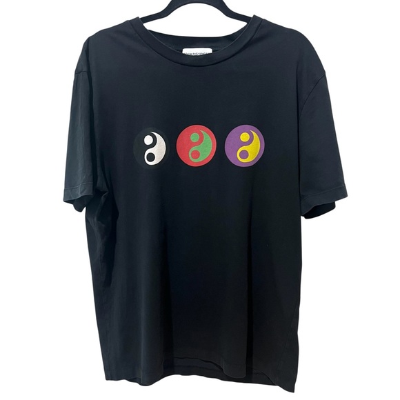 Gosha Rubchinskiy Yin Yang 100% Cotton Graphic  T Shirt Y2K  SZ XL - Picture 1 of 6